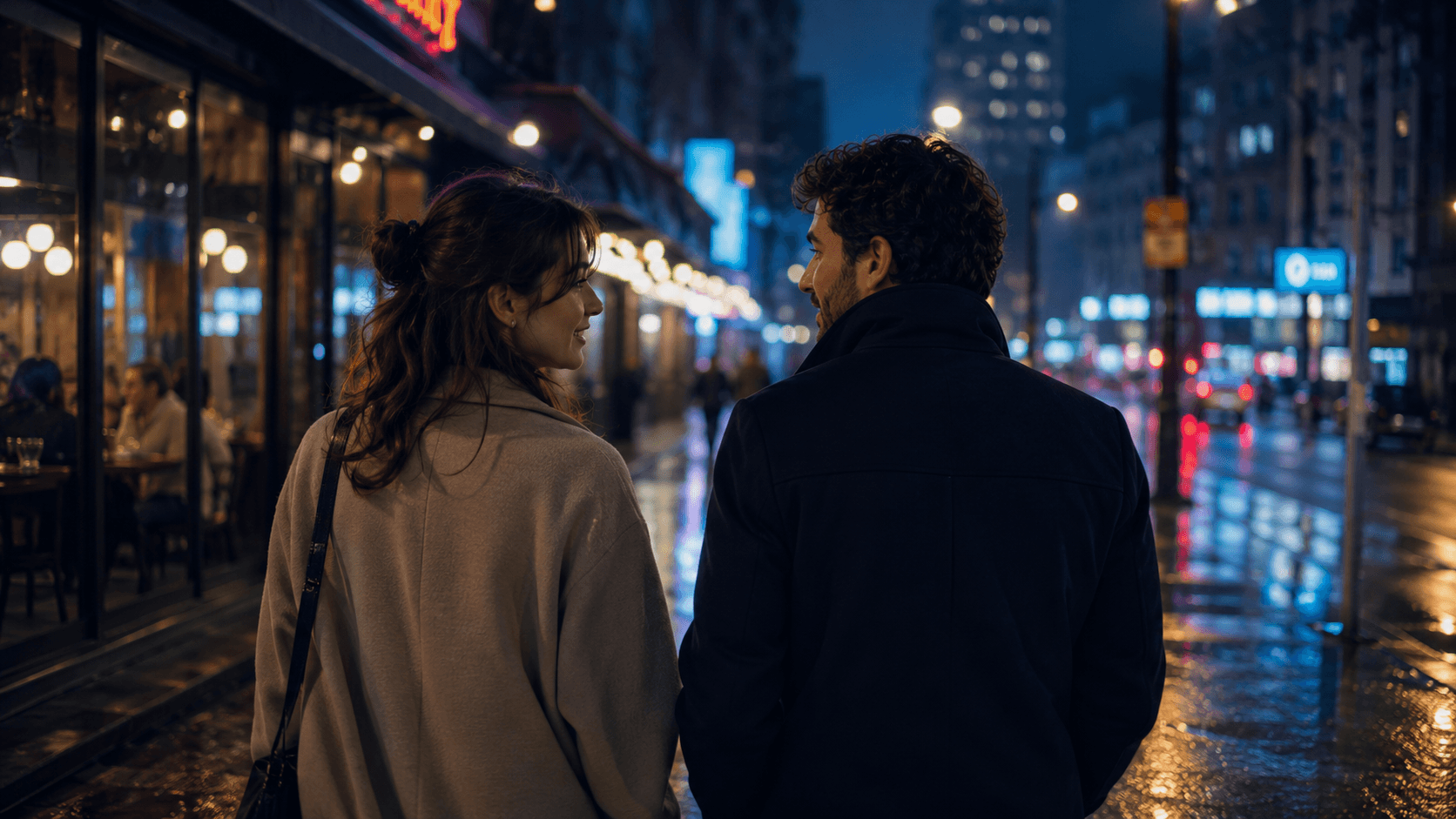 City Night Date Photo