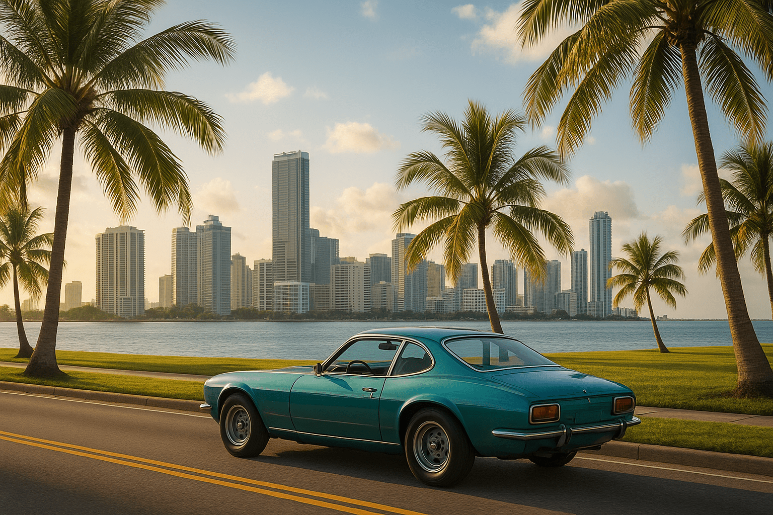 A photorealistic image blending travel and nature from collage