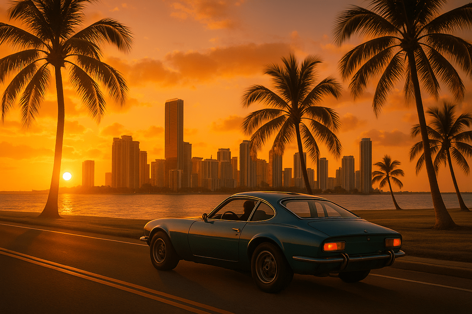 A photorealistic image blending elements from collage