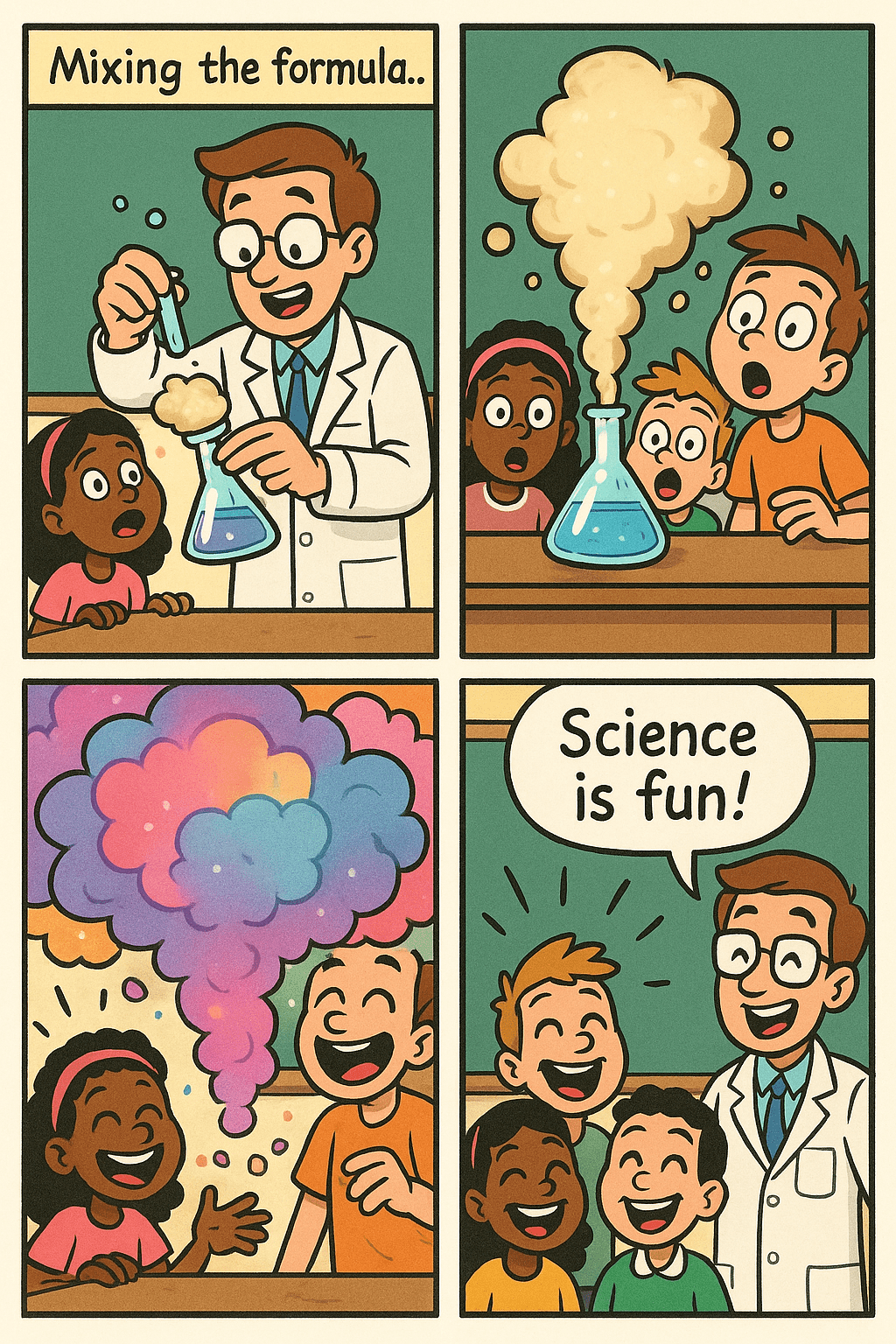 a classroom science experiment gone funny