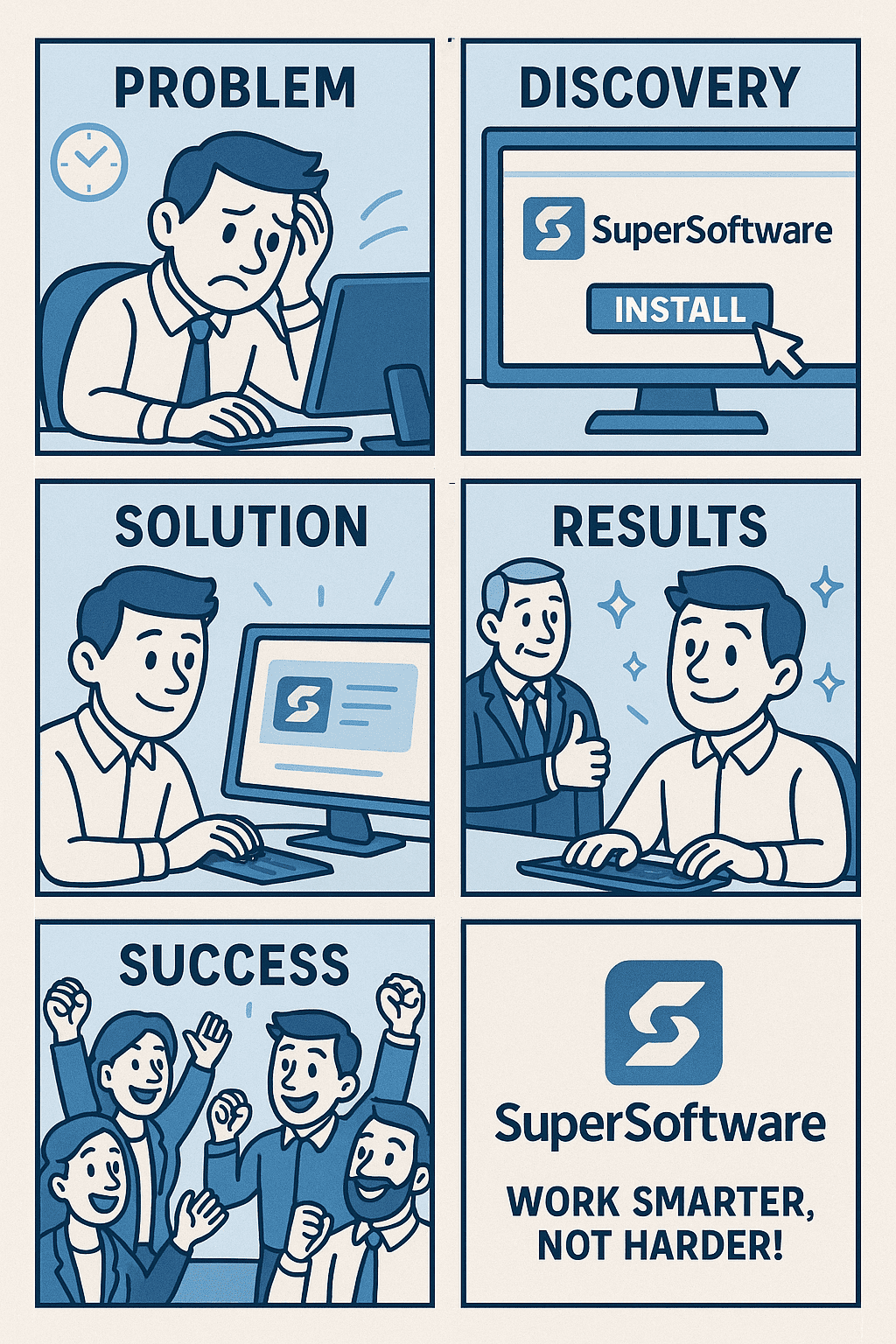 a hero’s journey of a customer using our product